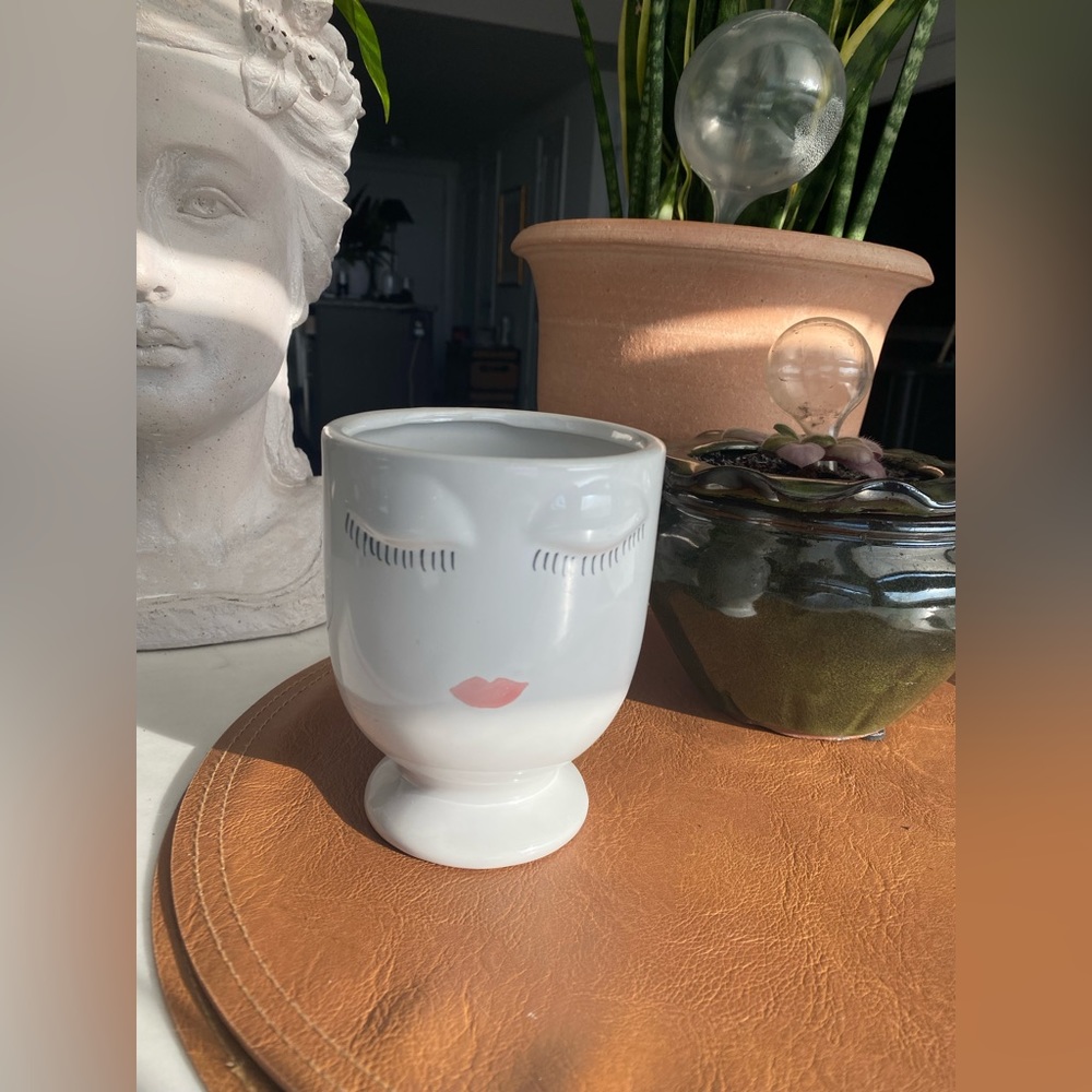 Ceramic Vase with Face